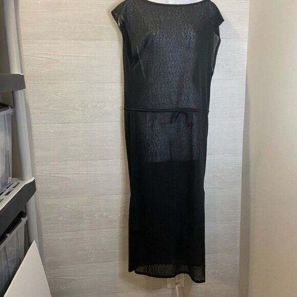 Women's Sexy Swimsuit Cover Ups‎ Casual See Through Sheer Long Maxi Dress - Picture 3 of 5